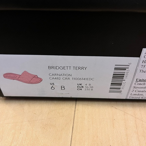 Coach Bridgett Terry Sandal/Slippers size 6 - Picture 11 of 14
